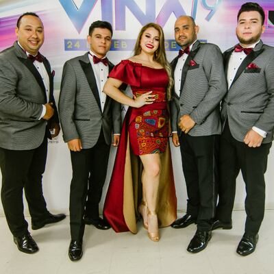 El vestido de mola de Margarita Henríquez en Viña del Mar