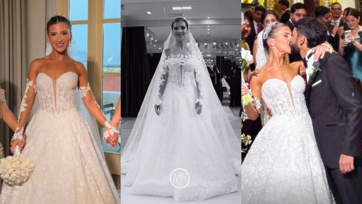 ‘Me probé más de 40 vestidos’: el traje de novia de la creadora de contenido panameña Valeria Rettally