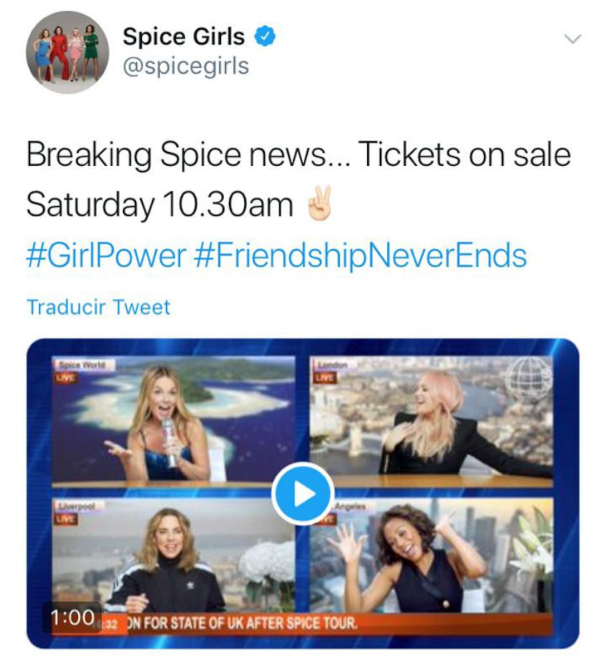 Las Spice Girls vuelven a los escenarios (pero sin Victoria Beckham)