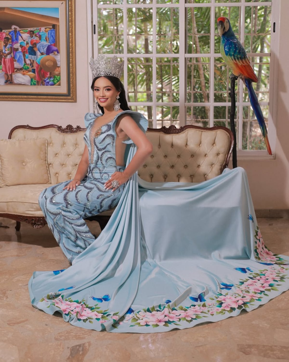 Los looks de las reinas de Calle Arriba de Las Tablas en su caravana del triunfo