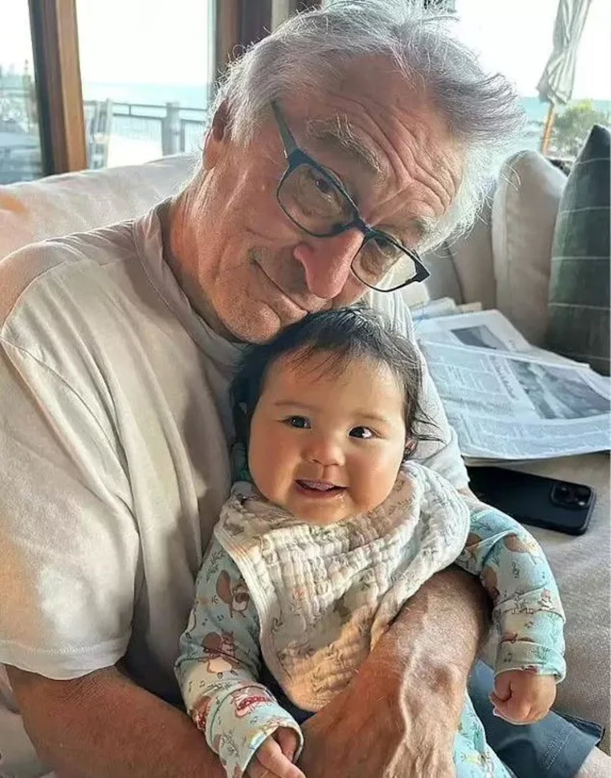 Robert De Niro, de 81 años, y su bebé de 22 meses, Gia