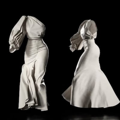 Así fue el desfile con modelos 3D de una firma de moda