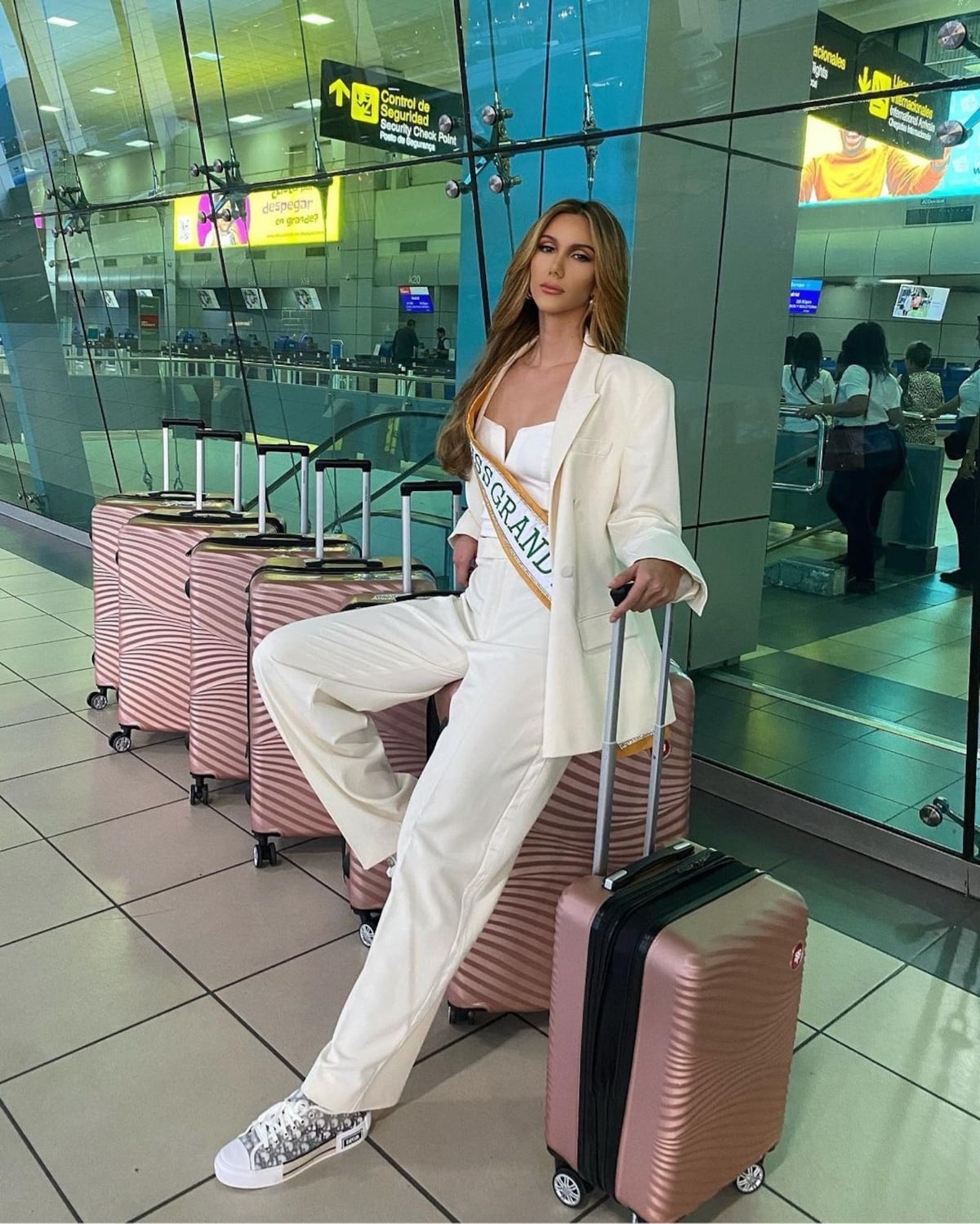 La panameña Lala de Sanctis y otras misses de Miss Universo que ahora compiten en Miss Grand Internacional