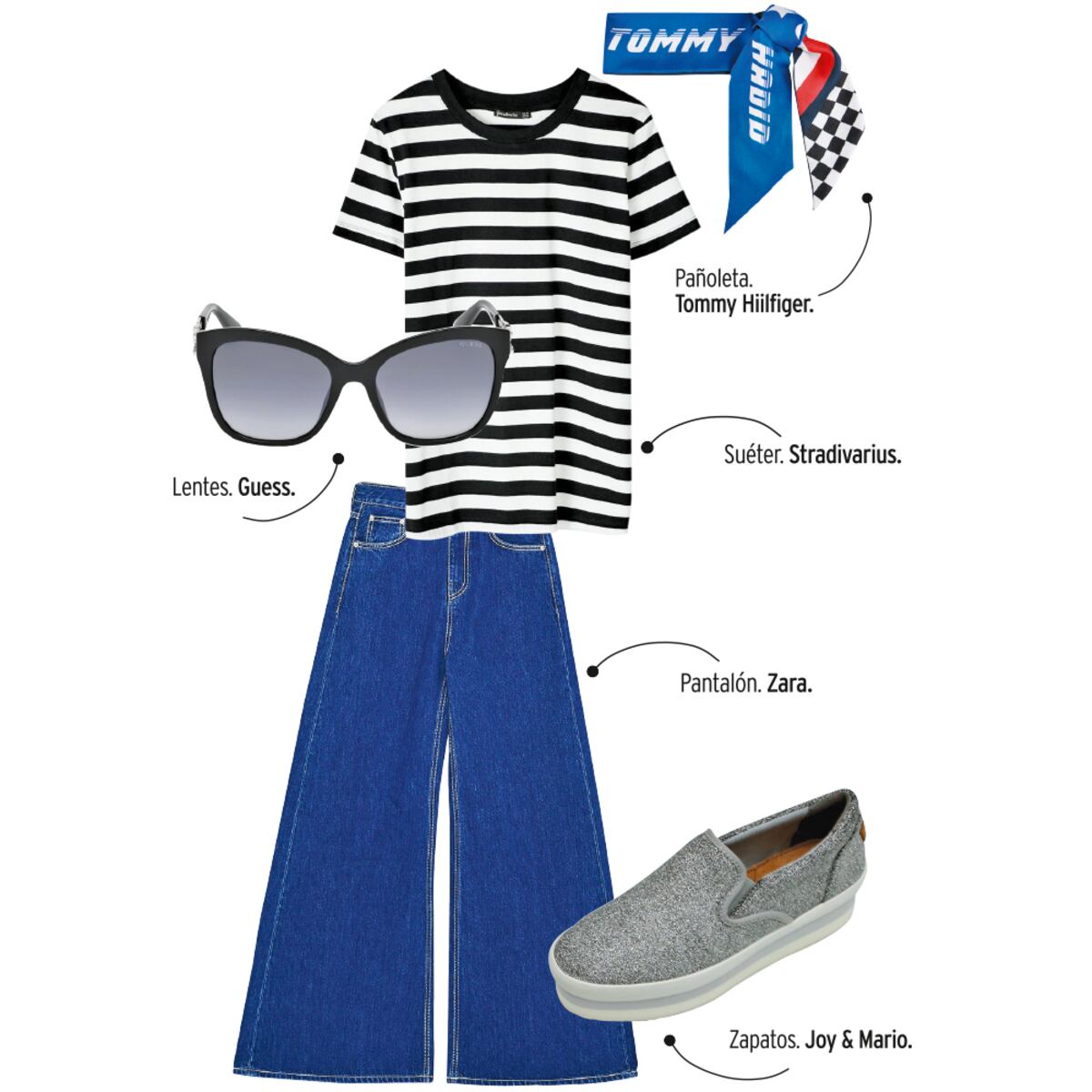 Cuatro ‘looks’ para un pantalón ancho