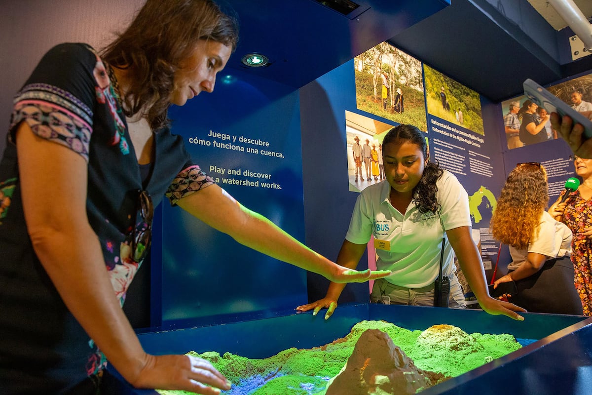 Proyecto Agua Salud, la nueva exhibición del Smithsonian en el Centro Natural Punta Culebra