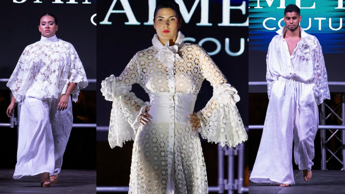 El diseñador Jaime Luna y su nueva colección trabajada con materiales recuperados y talento universitario