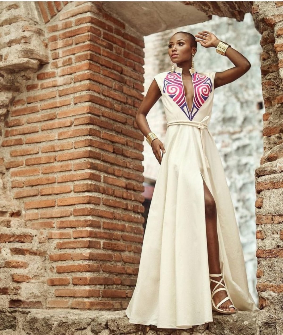 De paruma y Hélène Breebaart: los diseños panameños de Brenda Smith en Miss Universo