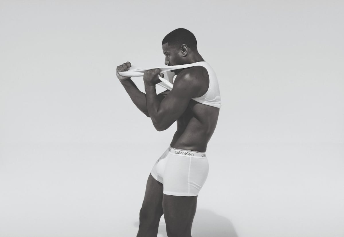 El actor Michael B. Jordan en sus Calvins para la nueva (y sexi) campaña de la marca