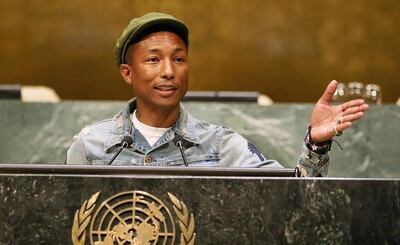 Pharrell Williams nombrado embajador de buena voluntad de la Unesco