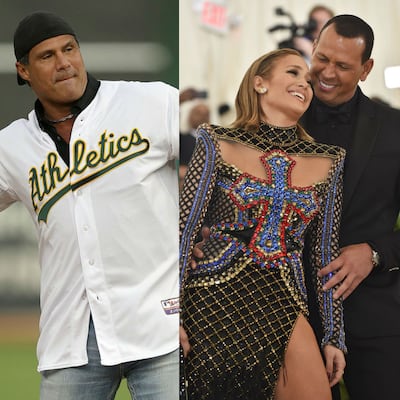 José Canseco acusa a Alex Rodríguez de engañar a Jennifer López