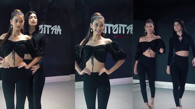 Italy Mora entrena a su hermana menor para concursar en el Miss Teen Panamá 