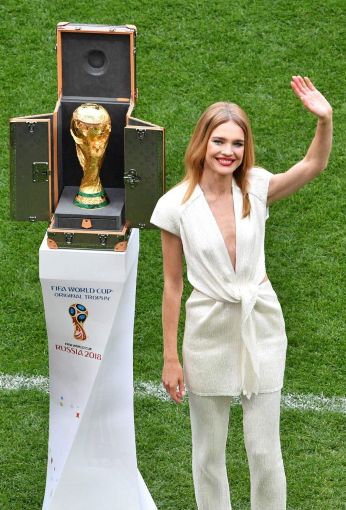 Las maletas de lujo de Louis Vuitton en la Copa Mundial