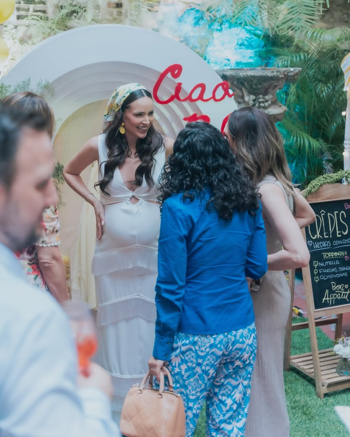 Sheldry Sáez celebró su cumpleaños y baby shower con una temática italiana, inspiradas en las raíces de su esposo