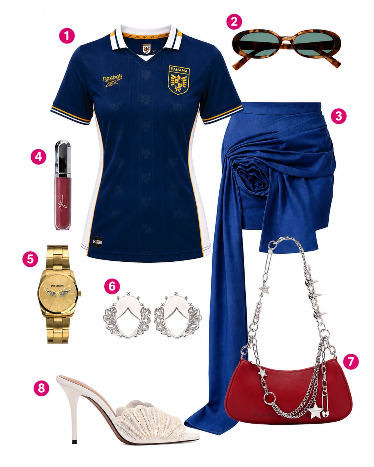A mi sele, con amor: dos ‘looks’ con la camiseta y acentos hechos en Panamá