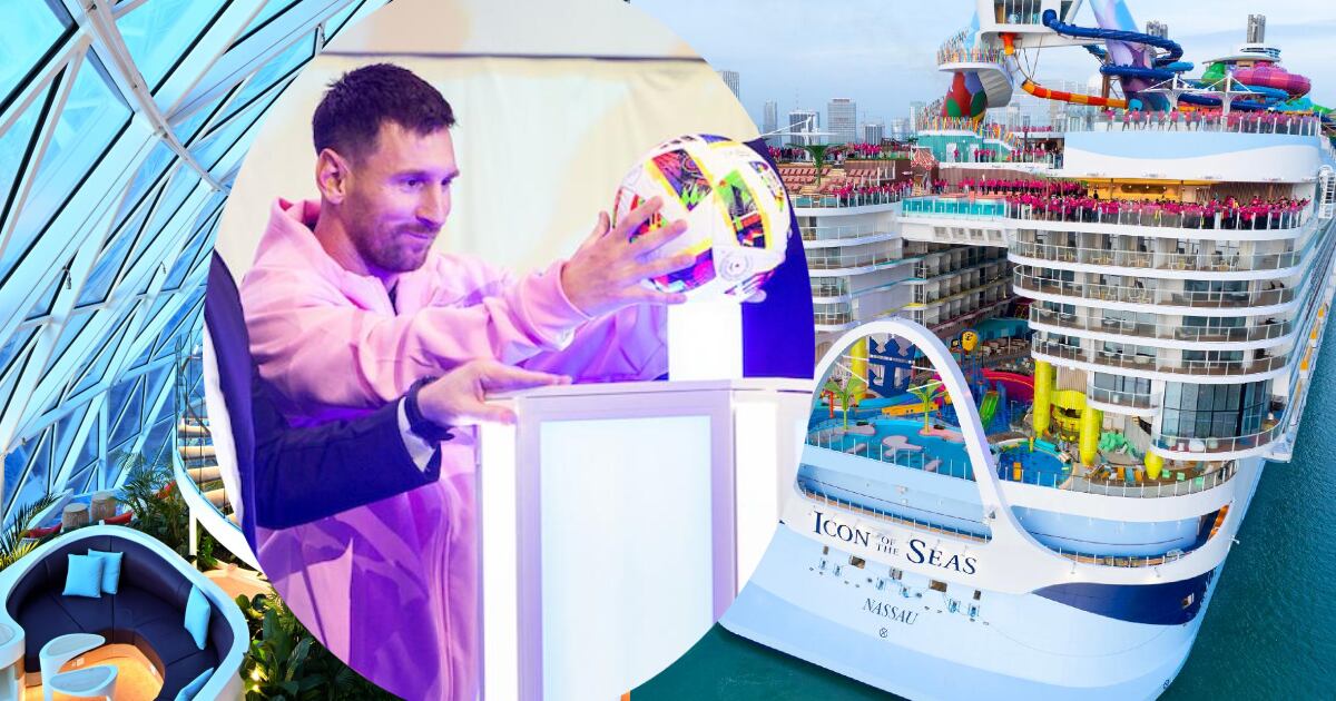 El crucero más grande del mundo es presentado en Miami por Messi