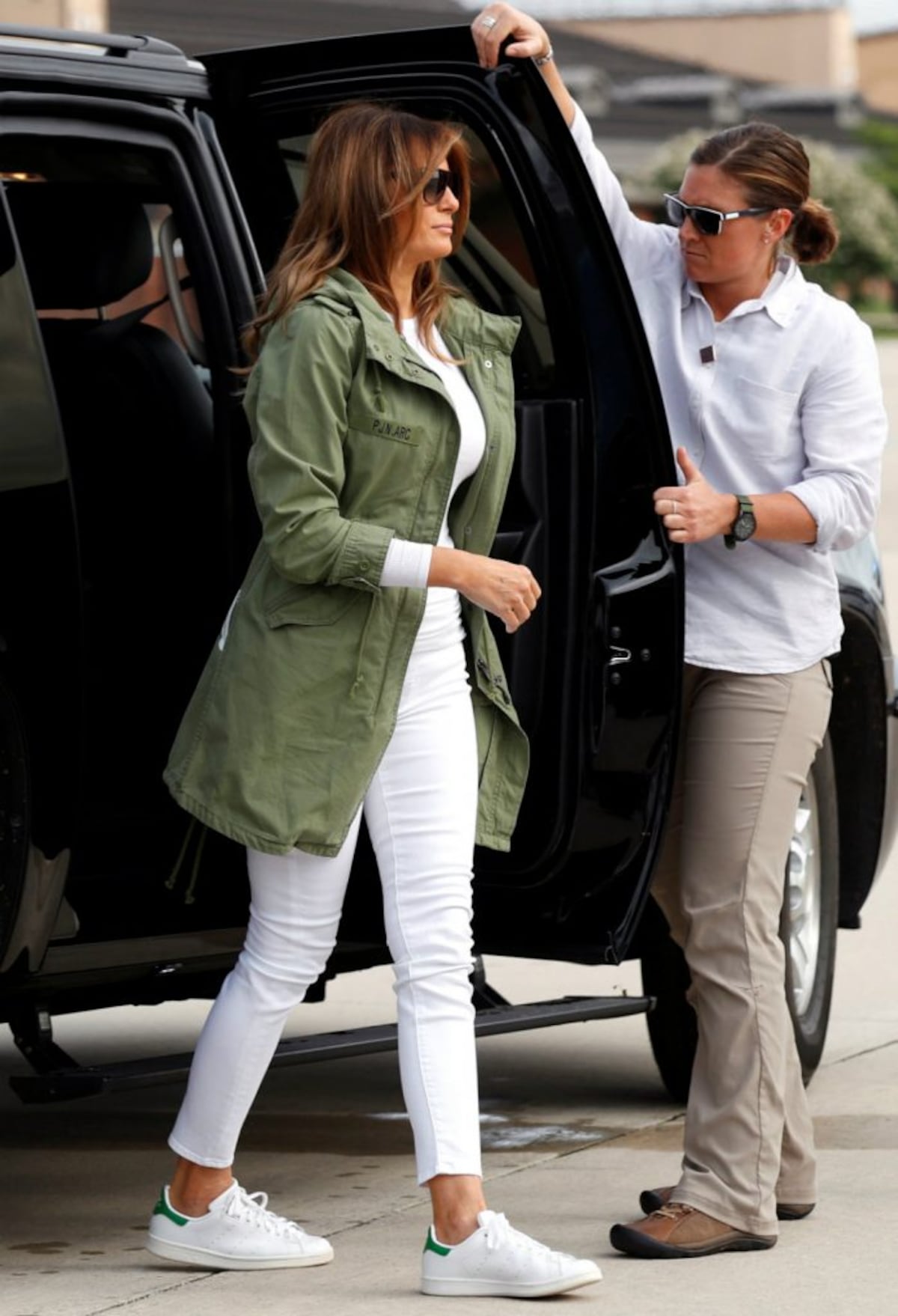 Melania Trump y el controversial mensaje de su chaqueta