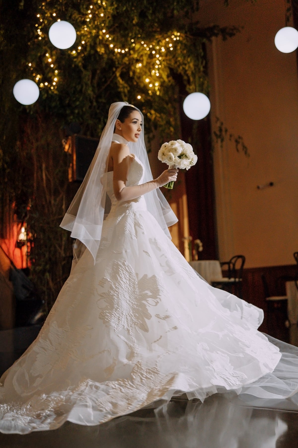 Dayana Sáez y sus tres vestidos de novia en su boda