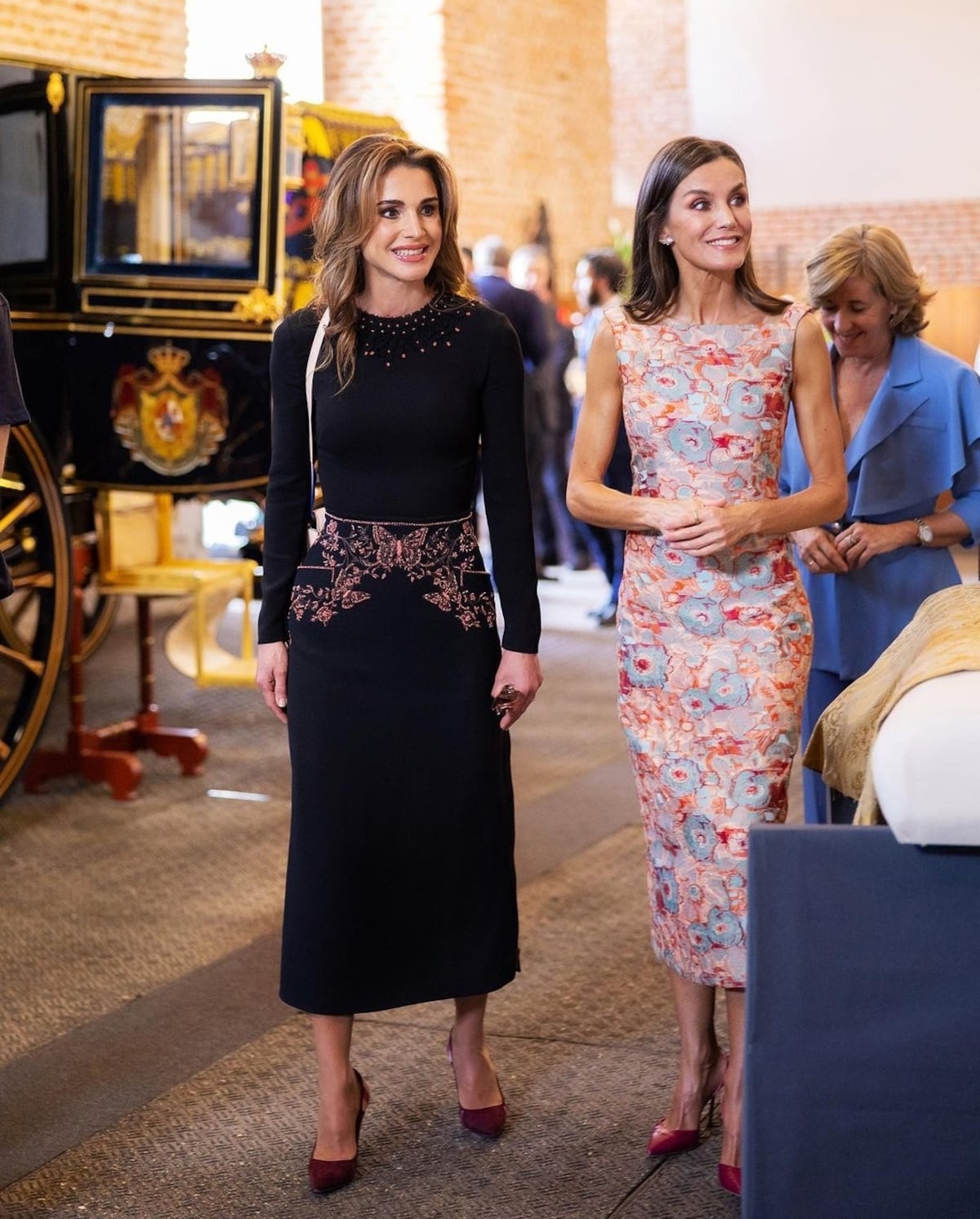 Las reinas Rania y Letizia juntas en Madrid