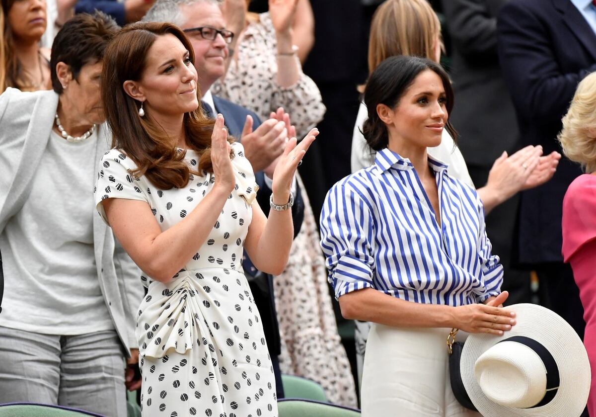 Kate y Meghan, las verdaderas protagonistas de Wimbledon