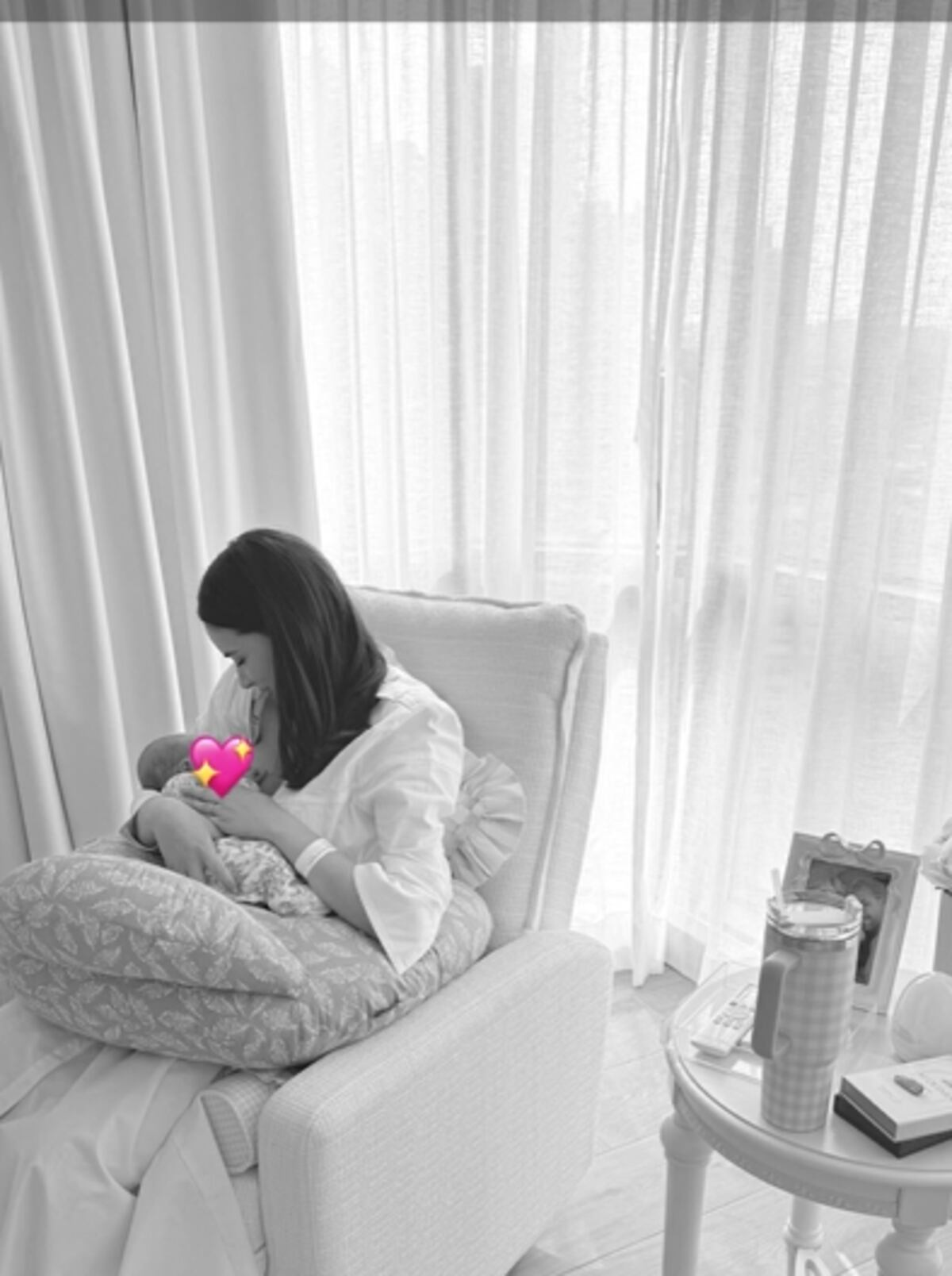 Sheldry Sáez ya está en casa con su bebé recién nacida