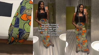 El ‘look’ de menos de $15 con el que Miss Universe Bocas del Toro asistió a la presentación oficial de Miss Universe Panamá 2026