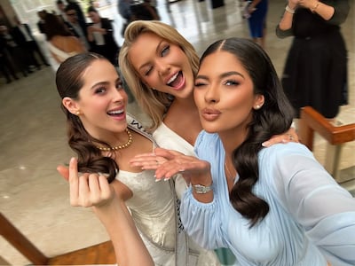Las últimas tres ganadoras de Miss Universo protagonizan encuentro en Costa Rica