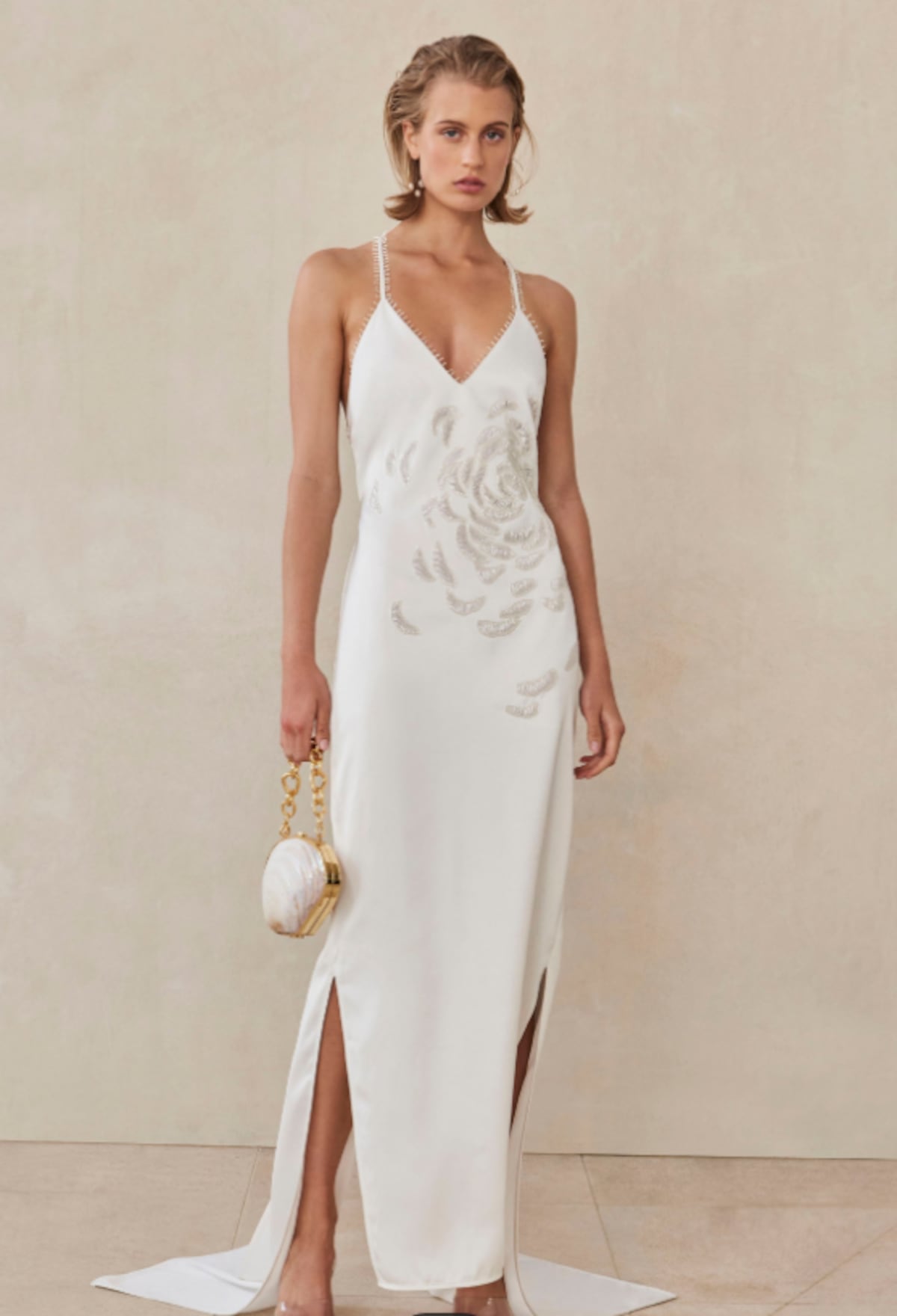 De diseñador: el segundo vestido de novia de Julianne Roux en su boda civil