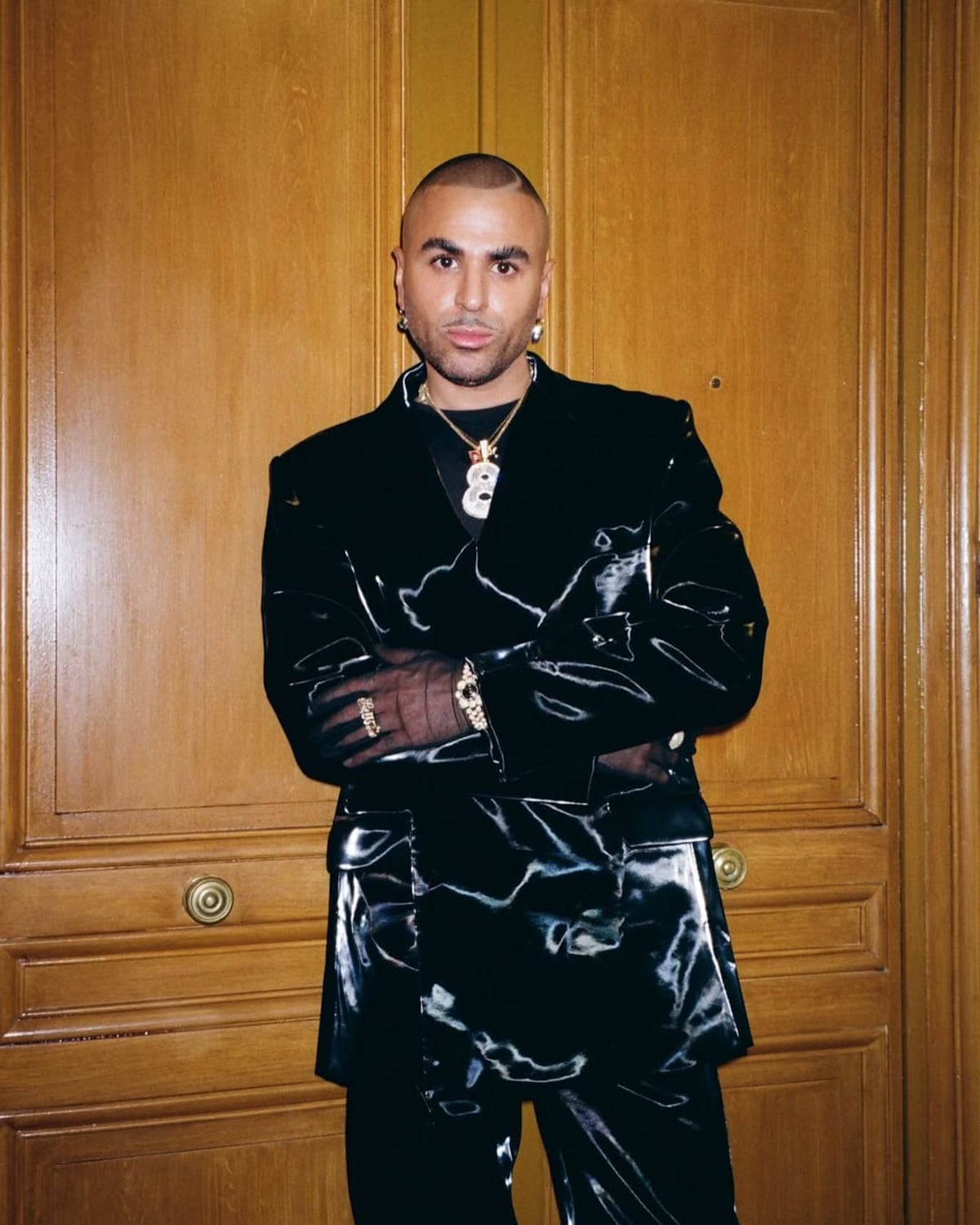 El diseñador del vestido celeste de Lady Gaga en el Super Bowl creó el traje sin saber que era para ella