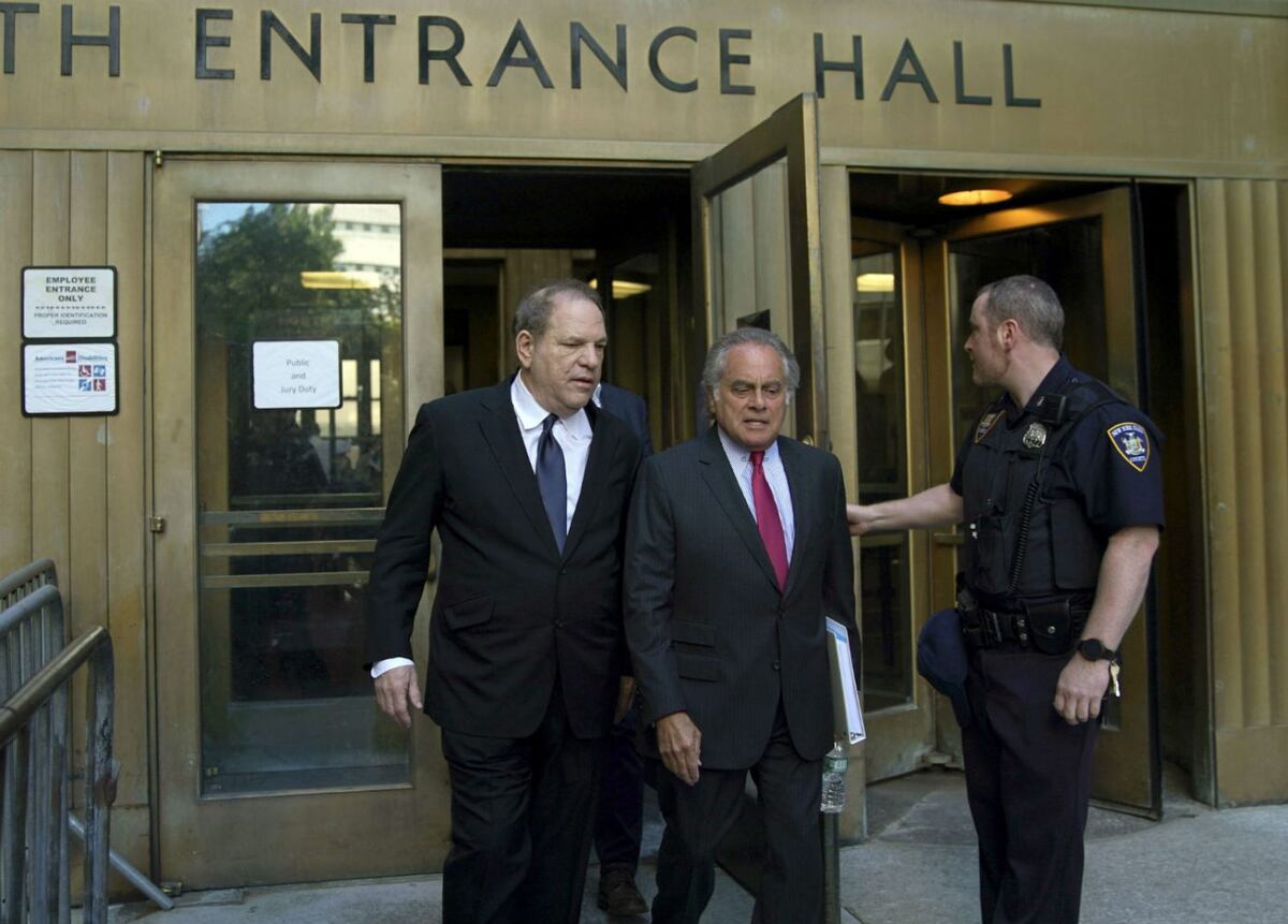 Weinstein se declara inocente, queda en libertad bajo fianza