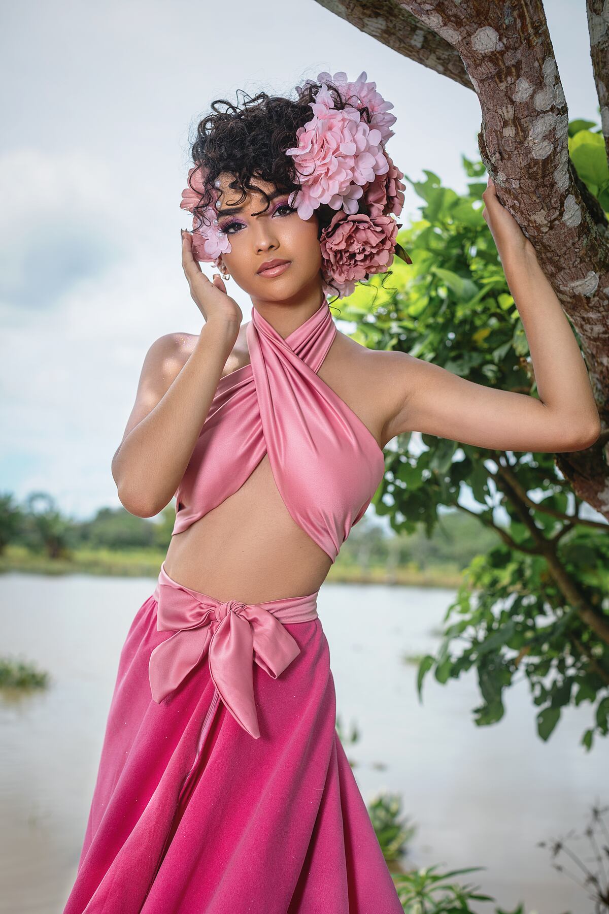 Belleza y fortaleza, una producción rosa en Chiriquí