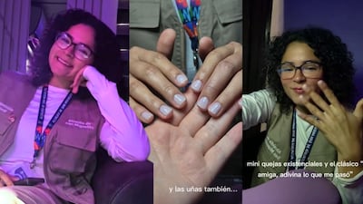 Las uñas de la alcaldesa Irma Hernández: una sesión de manicure a las 6:45 de la mañana