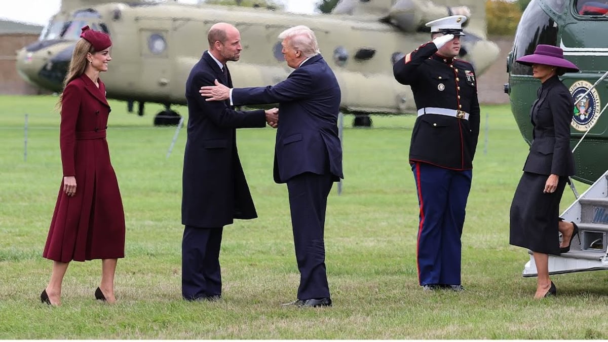 El encuentro entre Kate Middleton y Melania Trump en el Castillo de Windsor