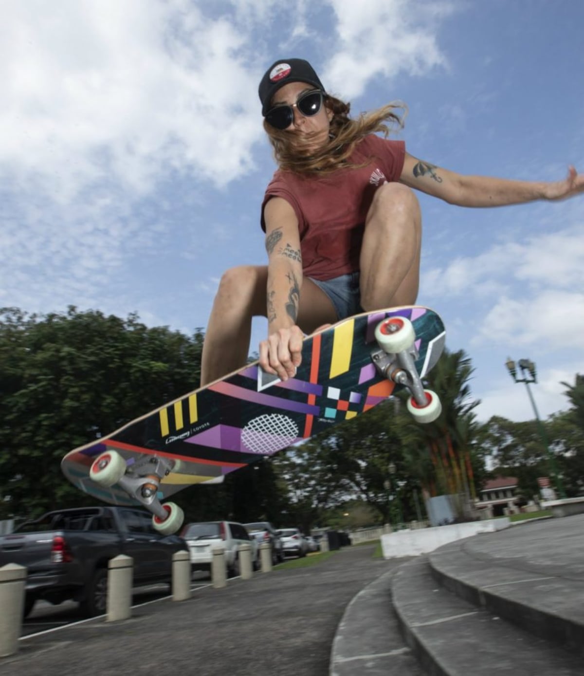 Gina Méndez, la ‘skater’ panameña que patina en Israel y París