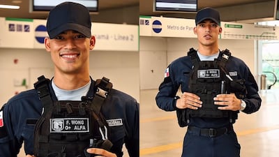 ¿Es real el agente de la Policía Nacional que se volvió viral en redes sociales?