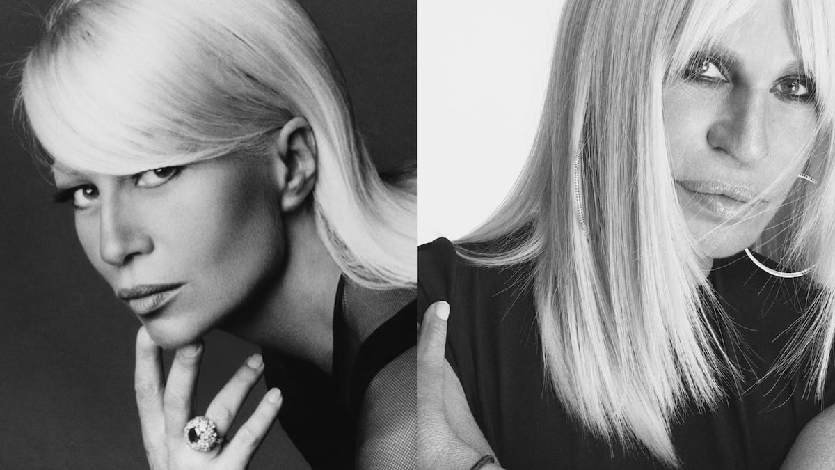 Donatella se despide de la dirección creativa de Versace y asumirá el cargo de embajadora principal de la marca