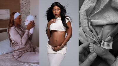 Miss Grand Panamá 2021, Katie Caicedo, da a luz a su primer bebé