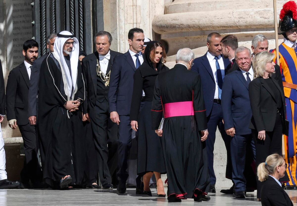 Los reyes de España, el príncipe William y demás monarcas en el funeral del papa Francisco