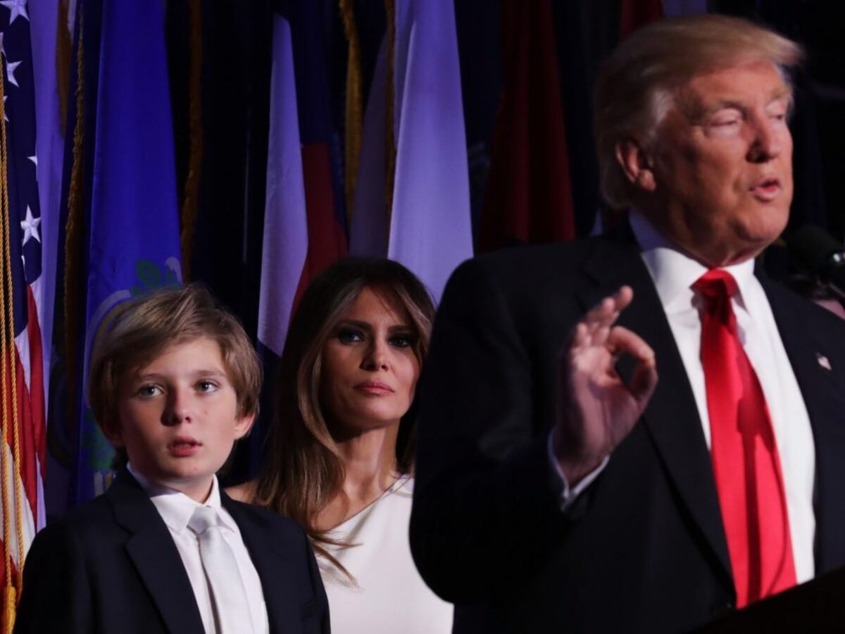 Barron Trump, el adolescente de la Casa Blanca
