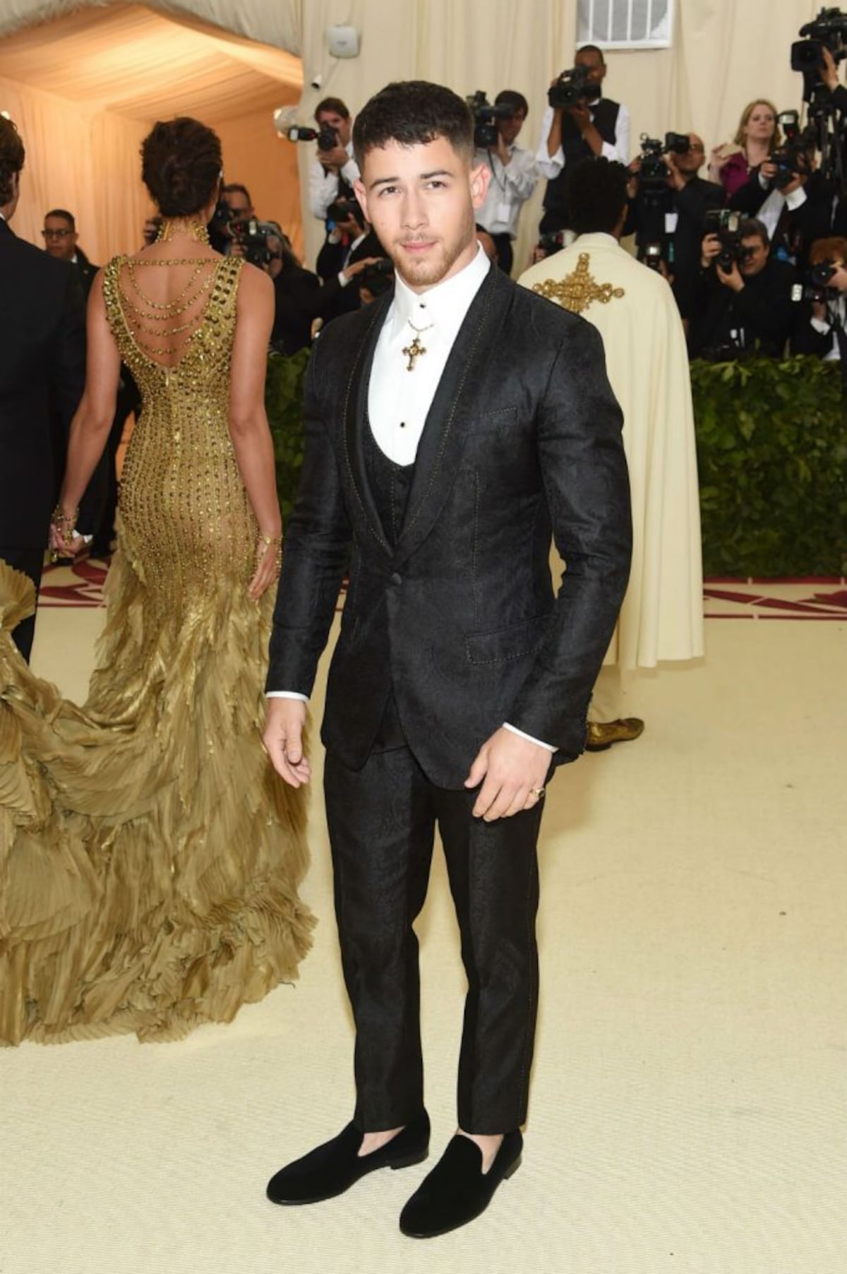 Los hombres también marcaron tendencia en la gala del Met