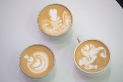 ‘Latte art’: arte efímero en una taza de café 