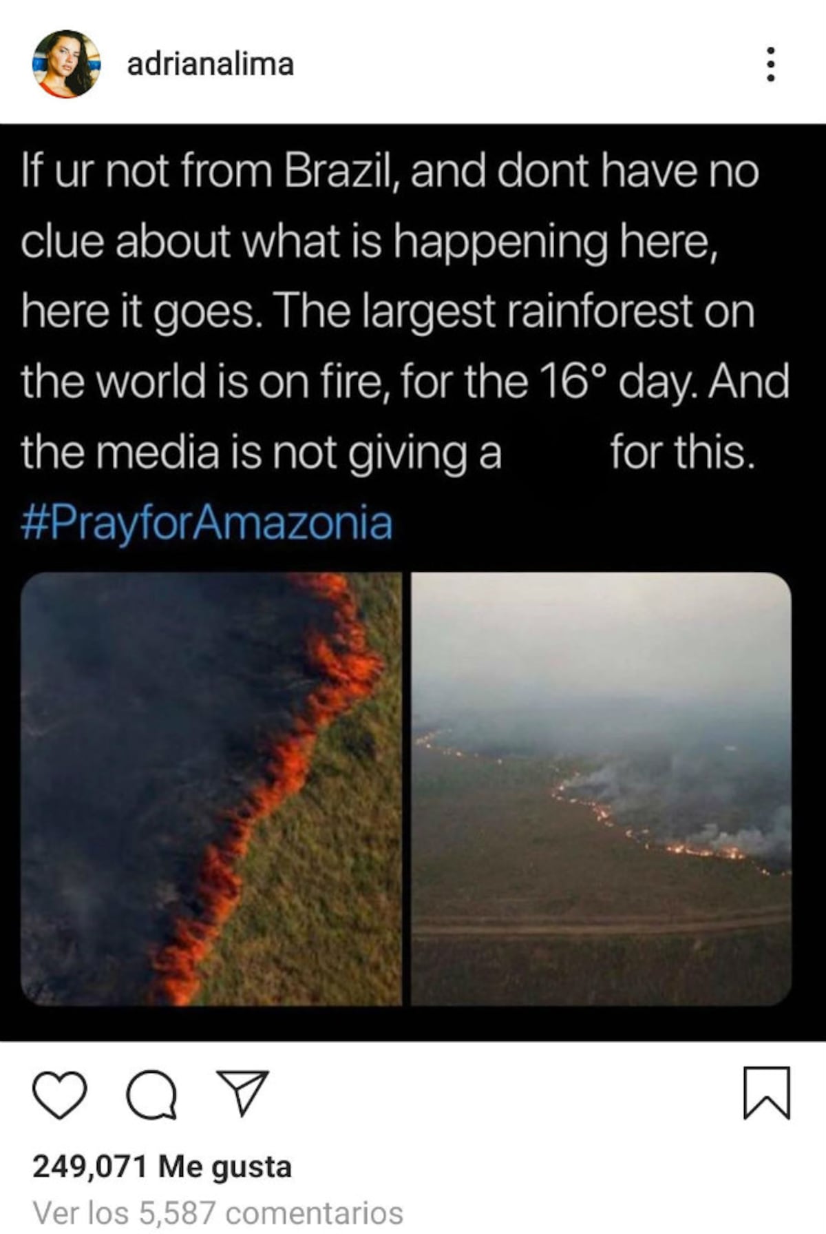 Leonardo DiCaprio y otras celebridades alzan su voz a favor del Amazonas