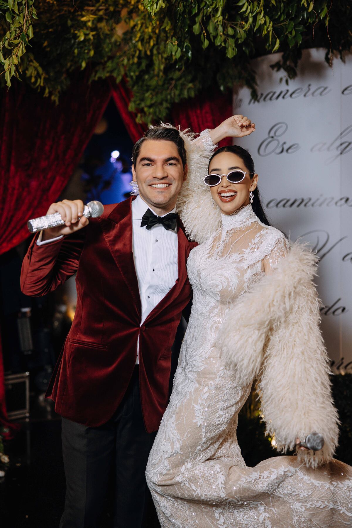 Dayana Sáez y sus tres vestidos de novia en su boda