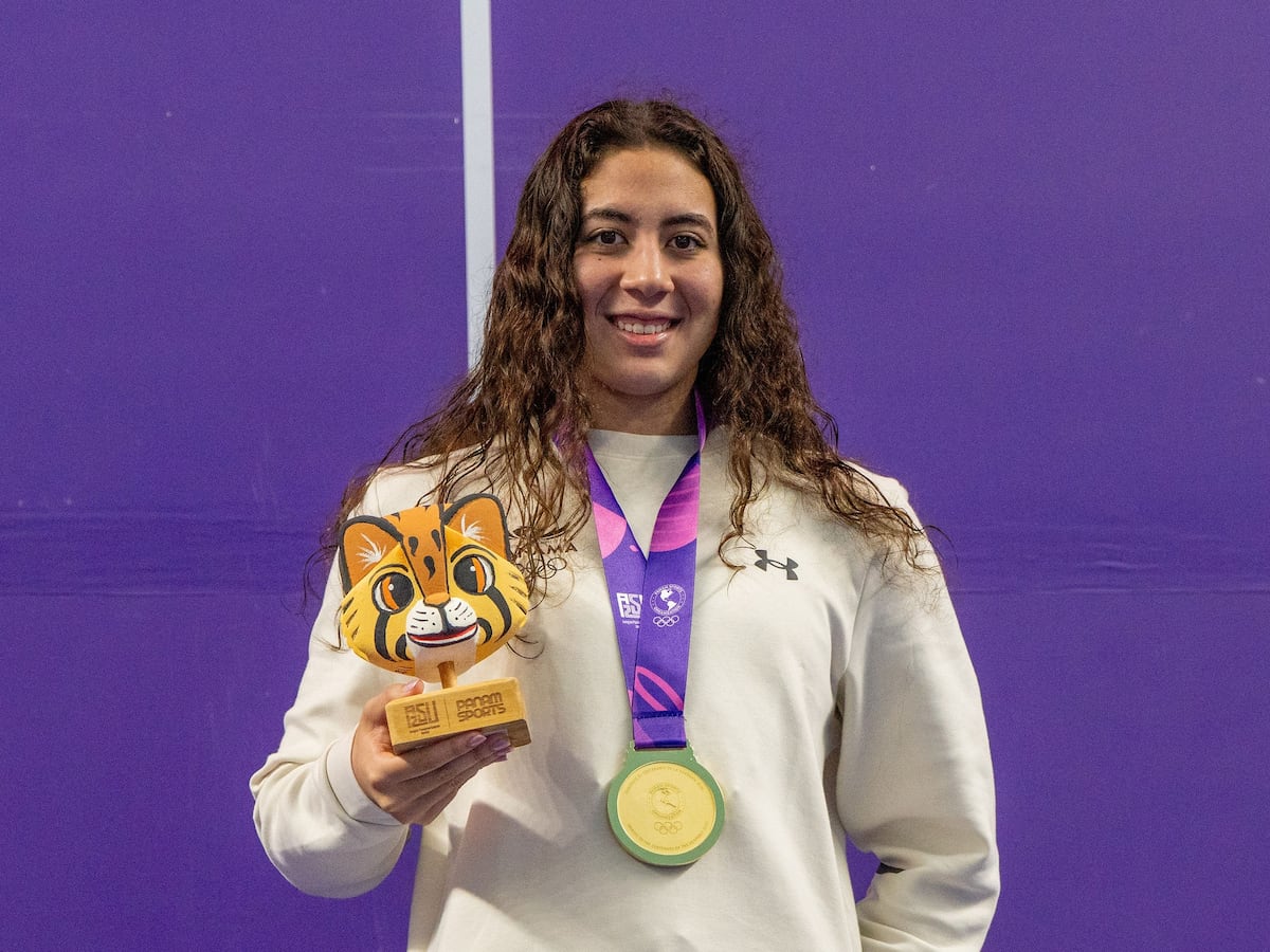 La atleta panameña Emily Santos, nominada entre las mejores atletas junior del continente