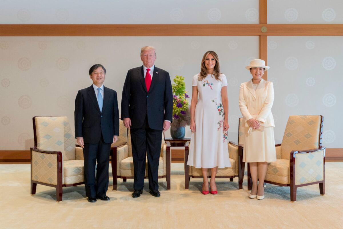 Melania Trump en Japón: seis vestidos en cuatro días