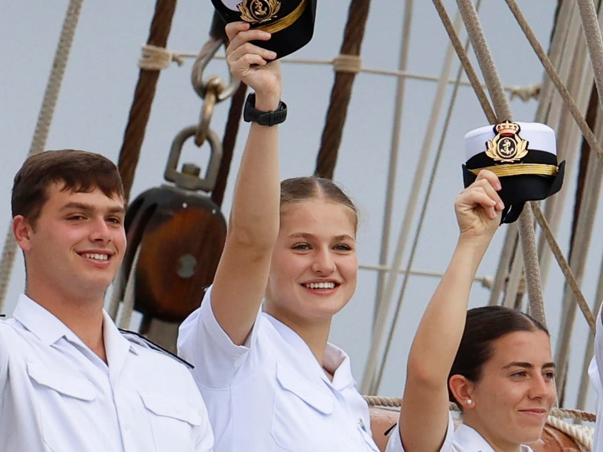 Sonrisas, abrazos y mar: la llegada de Leonor a Panamá