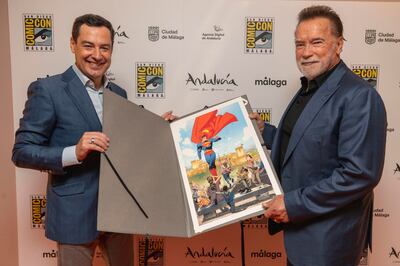 Arnold Schwarzenegger vuelve a España con el homenaje de la Comic-Con Málaga