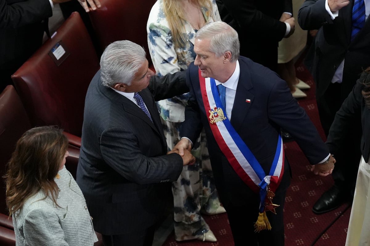 Nuevo viaje de la pareja presidencial: el presidente José Raúl Mulino y su esposa Maricel juntos en Chile