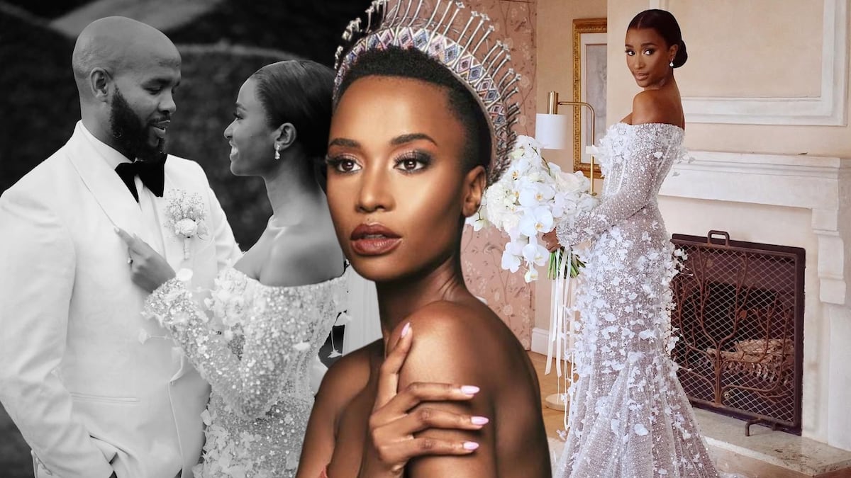 ‘Te amo infinitamente… esposo’: la boda de Miss Universo 2019, Zozibini Tunzi en Sudáfrica