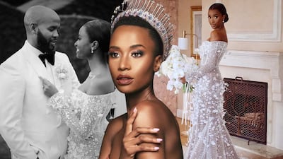 ‘Te amo infinitamente… esposo’: la boda de Miss Universo 2019, Zozibini Tunzi en Sudáfrica