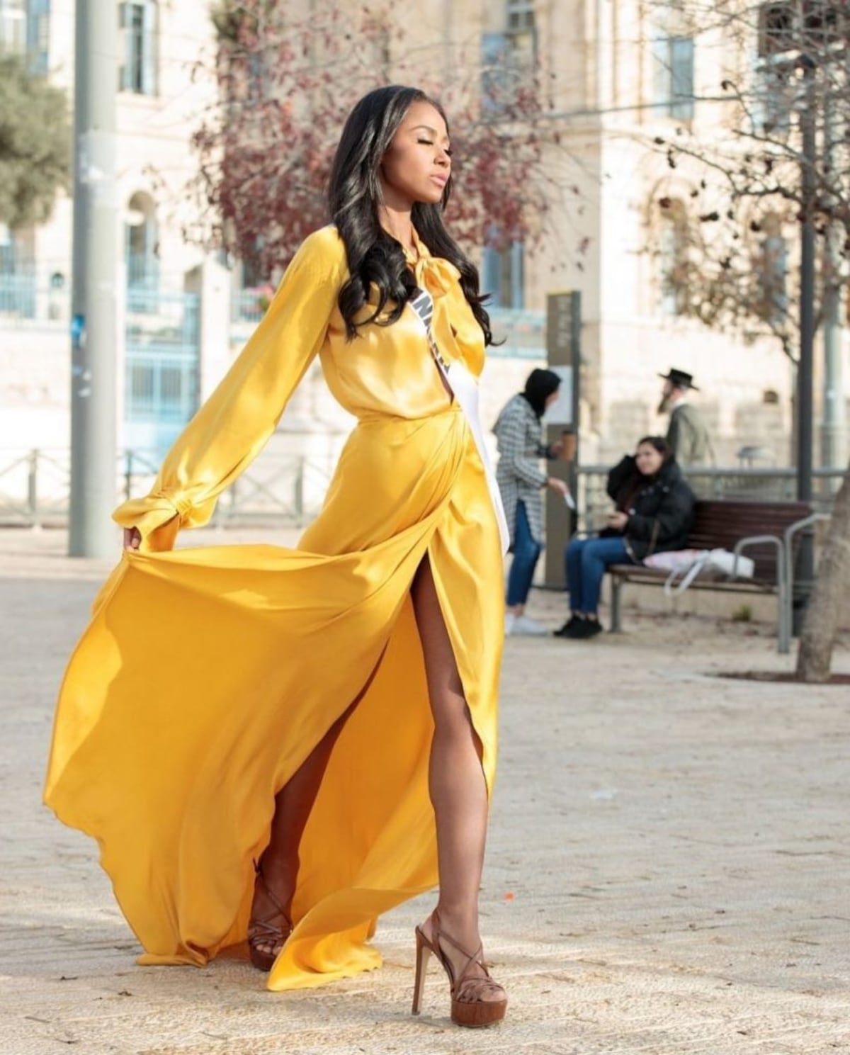 De paruma y Hélène Breebaart: los diseños panameños de Brenda Smith en Miss Universo